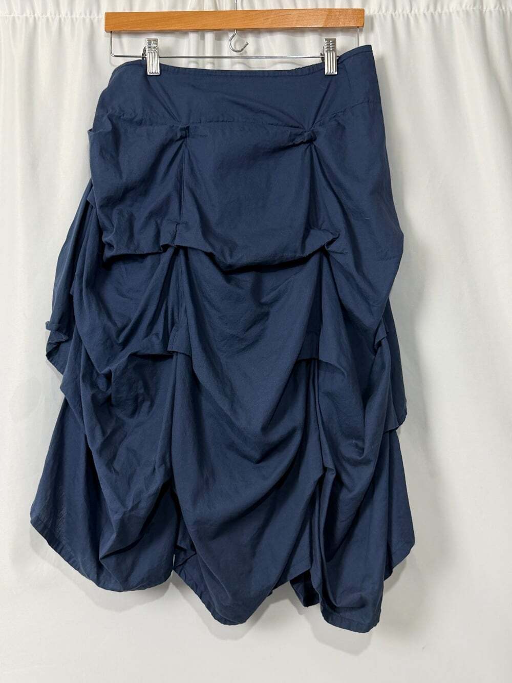 Von Lancelot Bustle Tiered Skirt Renaissance Cosplay Sz 10 Navy Blue